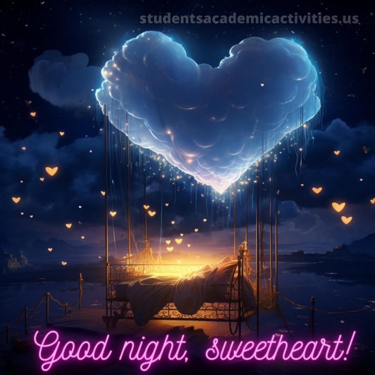 Good night image love picture clouds gratis