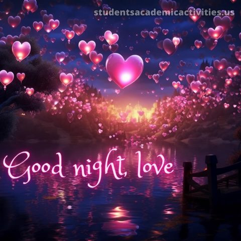 Good night images with love picture hearts gratis