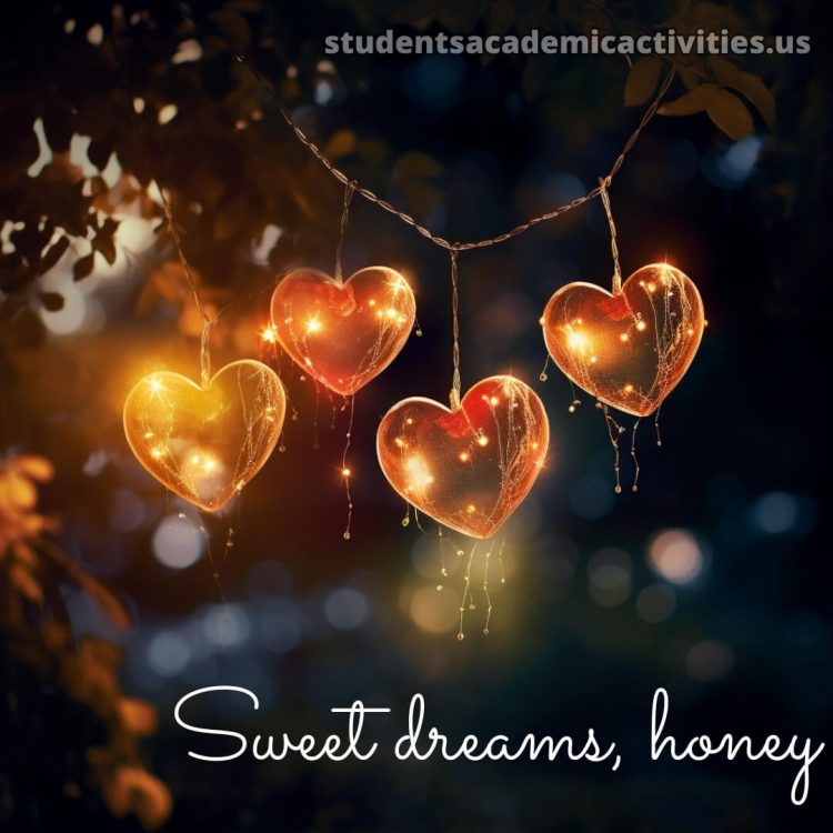 Good night images with love picture garland gratis