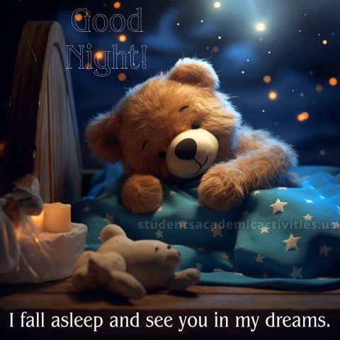 Good night quotes for love picture teddy bear gratis