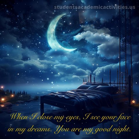 Good night quotes for love picture moon gratis