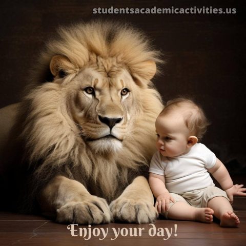 Have a nice day picture lion gratis