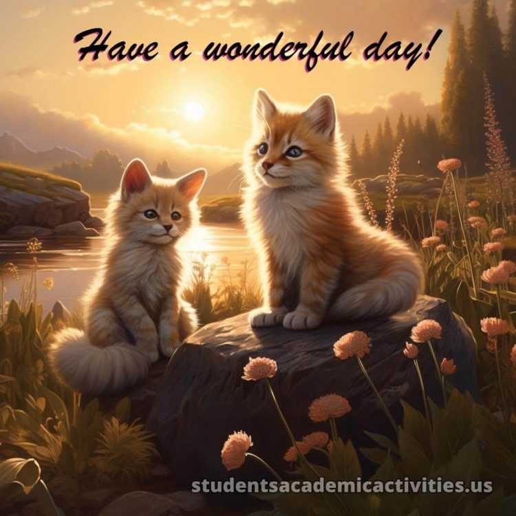 Have a nice day images picture cats gratis