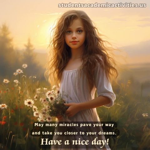 Have a nice day quotes picture daisies gratis