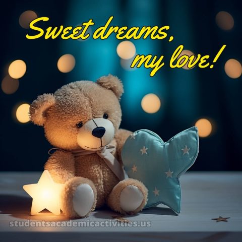 Love good night picture teddy bear gratis