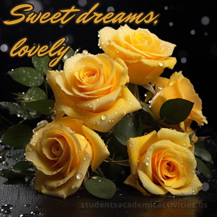 Good night i love you picture flowers gratis