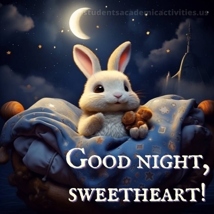 Good night i love you picture bunny gratis