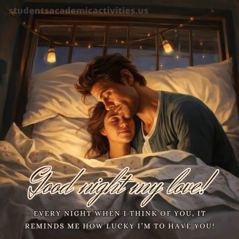 Good night message for love picture bed gratis