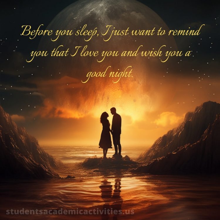 Good night message to my love picture beach gratis