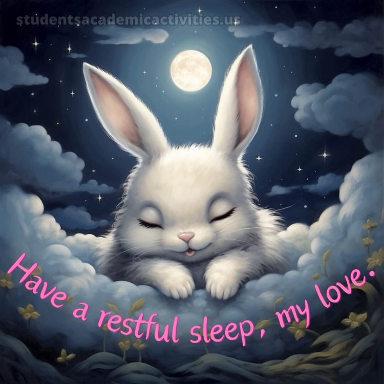 Good night msg for love picture bunny gratis