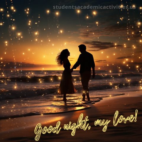 Good night my love picture beach gratis