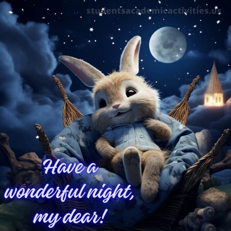 Good night pic love picture bunny gratis