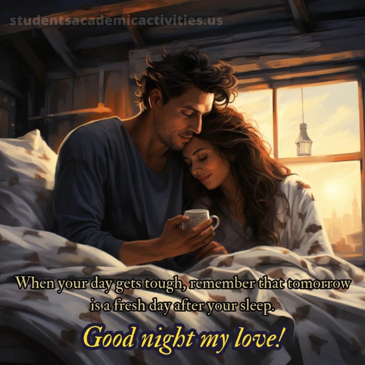 Good night quotes love picture bed gratis