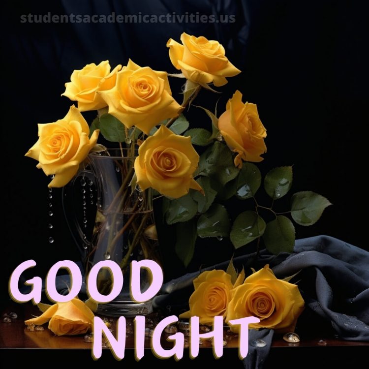 I love you good night picture vase gratis