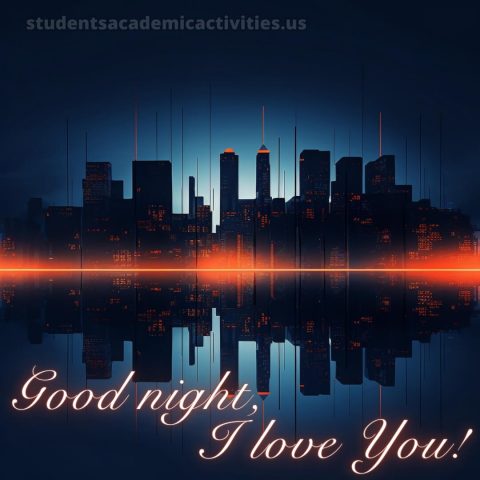 I love you good night picture town gratis