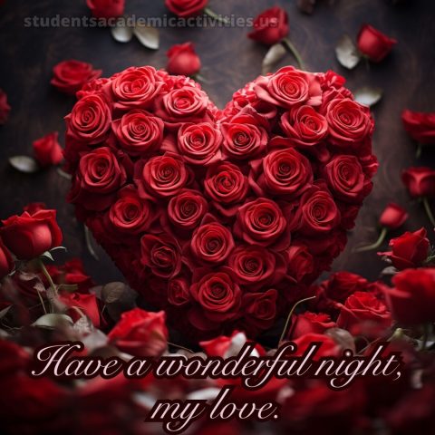 True love love good night rose picture heart gratis