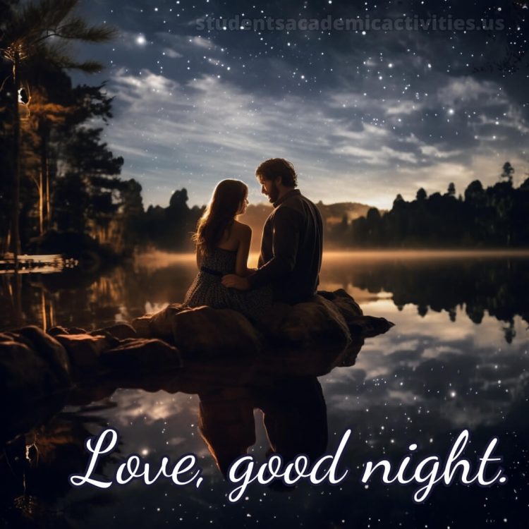 Good night images love picture lake gratis