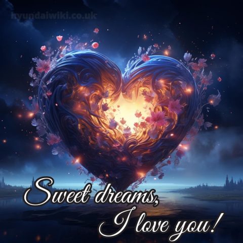 Good night love message picture sky gratis