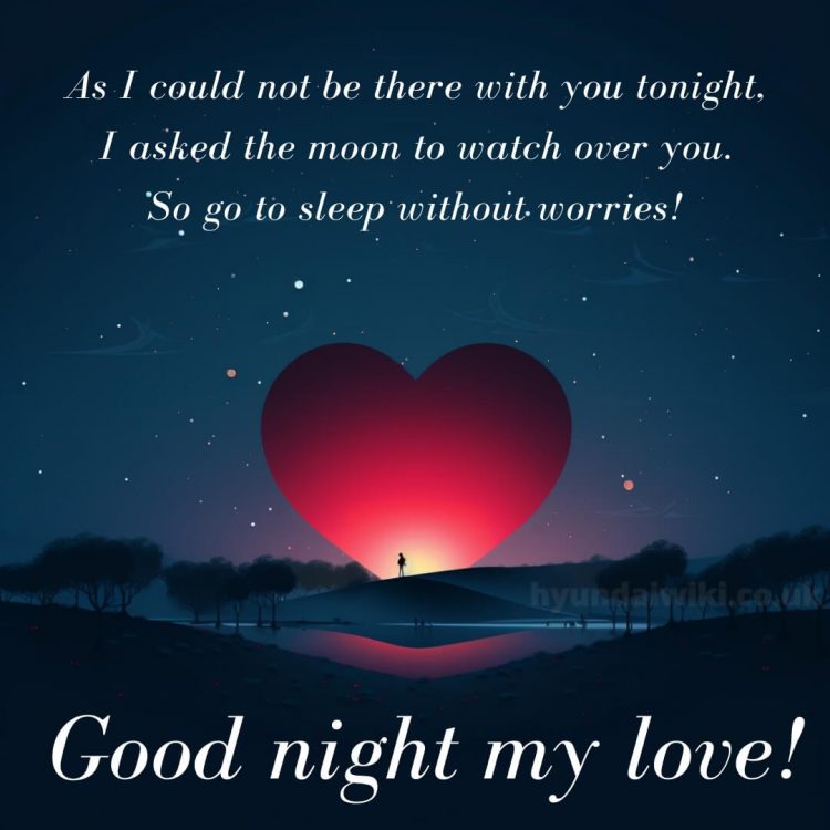 Good night love wishes picture heart gratis