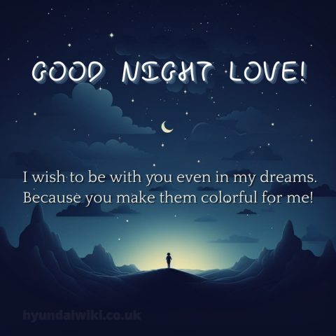 Good night love wishes picture sky gratis