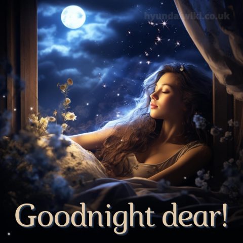 Good night love wishes picture girl gratis