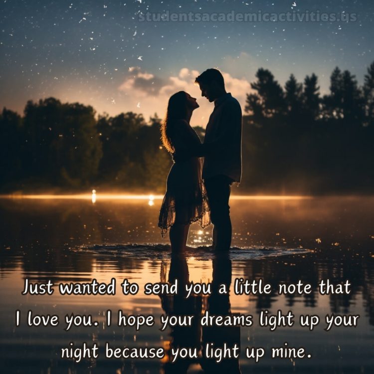 Love good night quotes picture lake gratis